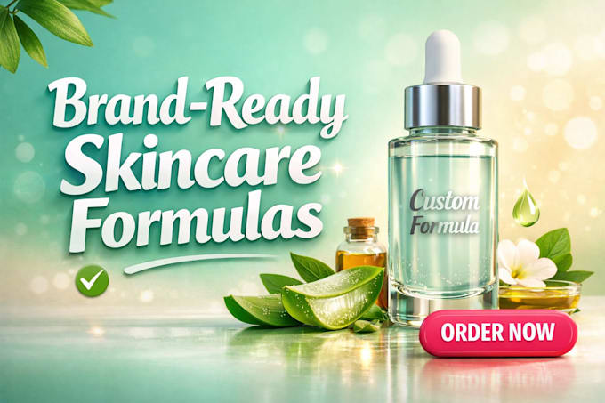 be your cosmetic chemist for professional skincare formulation