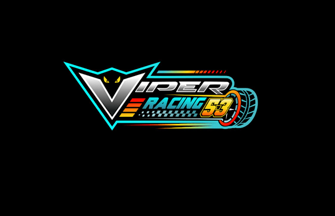 design unique race car team logo