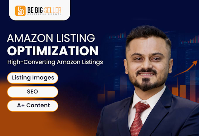 optimize amazon listing with SEO copy, images and a plus design