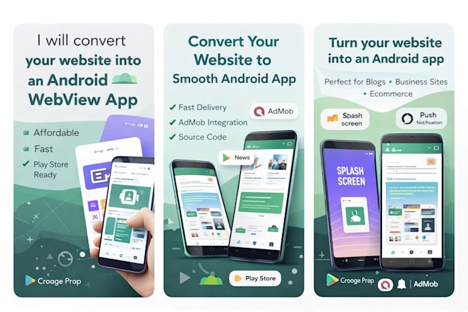 convert your website into a professional android app