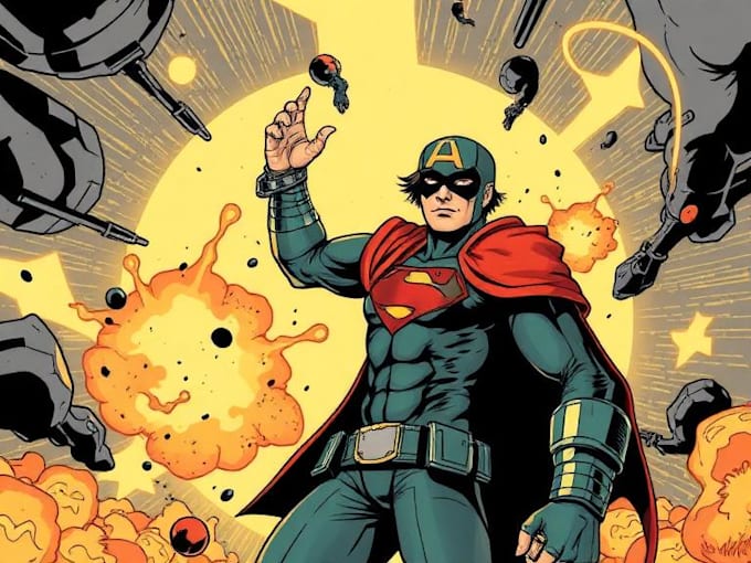 create comic book and custom illustration