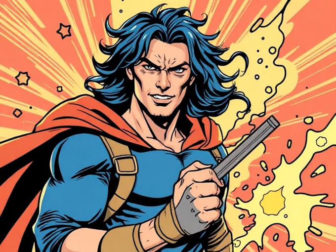 create comic book and custom illustration