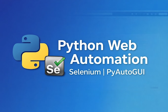 create custom python browser automation using selenium