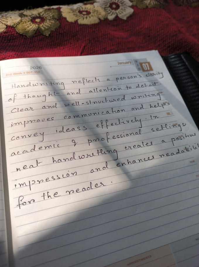 write neat and clean english and bengali handwriting