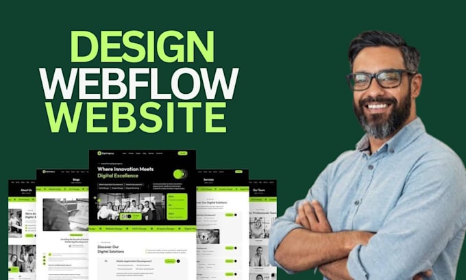 do webflow website design for business websites, webflow expert, developer