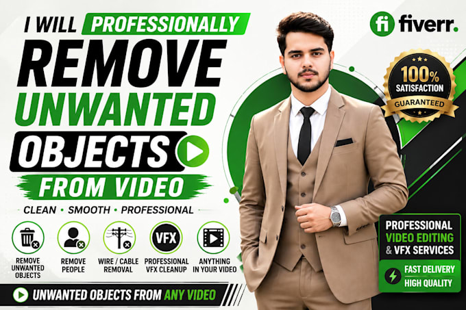 professionally remove object from video vfx