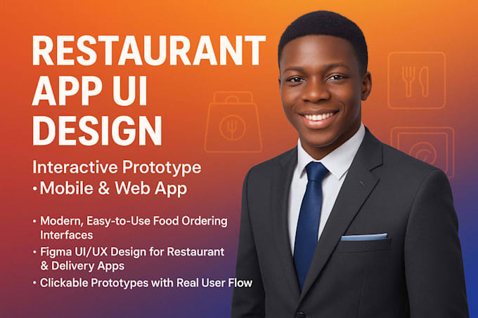 Create restaurant app ui mobile app mockup ui ux design website mockup ...