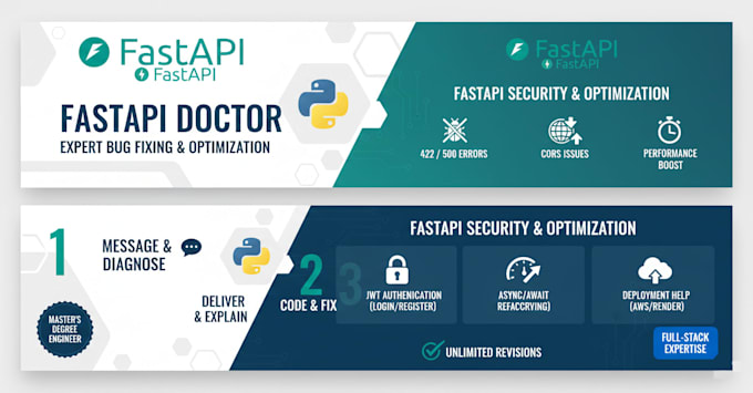 fix bugs cors errors and optimize your python fastapi backend