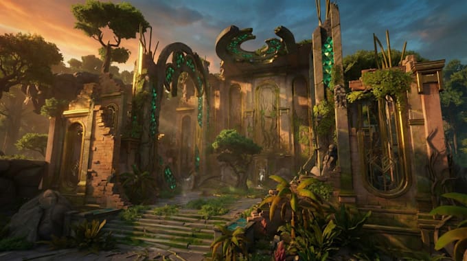 do unity 3d game environment, unity 3d model scenes, 3d game asset, level design