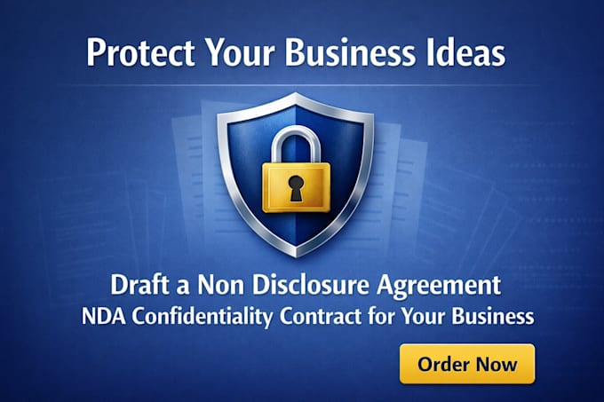 Draft a non disclosure agreement nda confidentiality contract for your ...