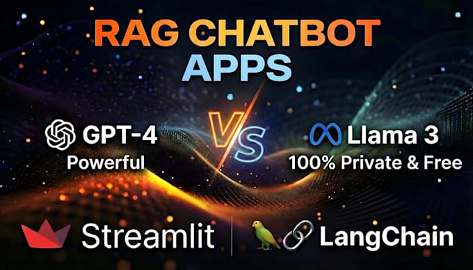 build a custom rag chatbot for your pdfs using openai or local llms