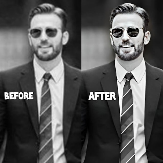 enhance image quality and improve clarity professionally