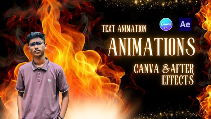 Create custom text animationsith with motion graphic video by ...