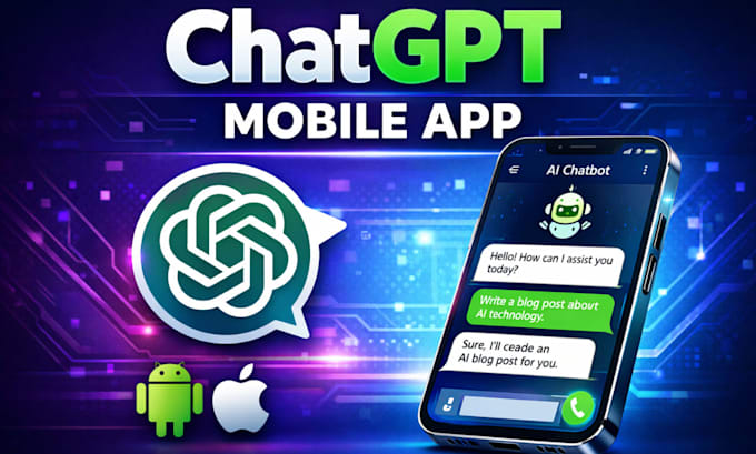 Build an ai powered mobile app with chatgpt for android or ios by ...