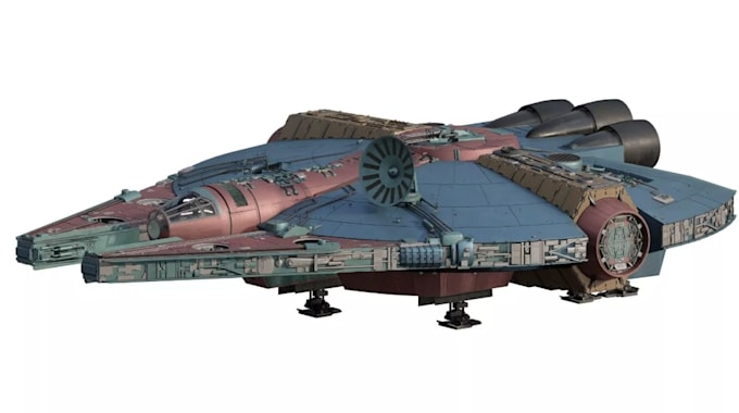create 3dspaceship modelling, 3d starship model, realistic scifi ship, fbx model