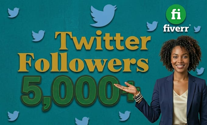 1000 twitter followers as your need