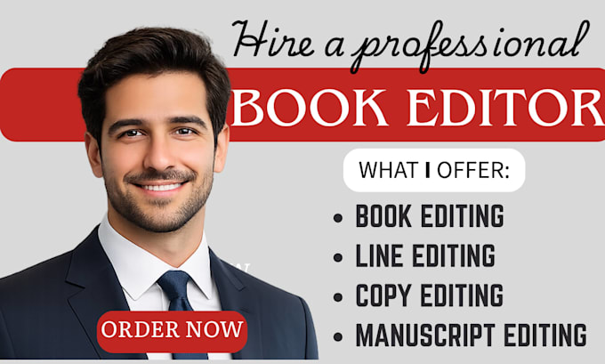 line edit, copy edit your manuscript