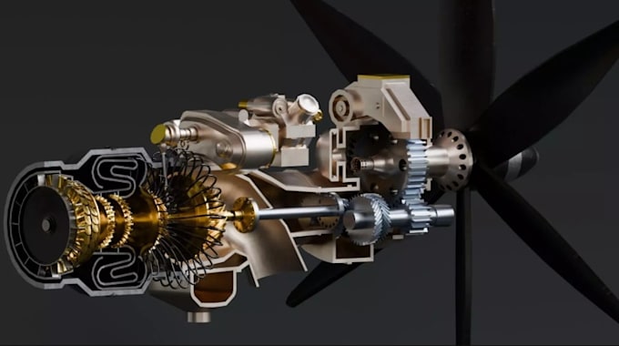 Epic Machine Part Renders Render industrial product animation 3d cad mechanical part catalog ...