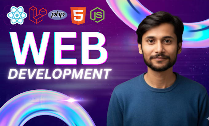 fix, and develop website with react,php,laravel,html