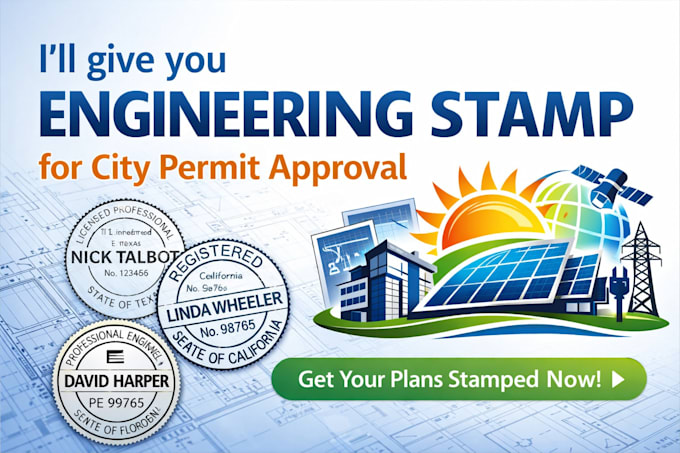 Give you engineering stamp by Edithcassian1 | Fiverr
