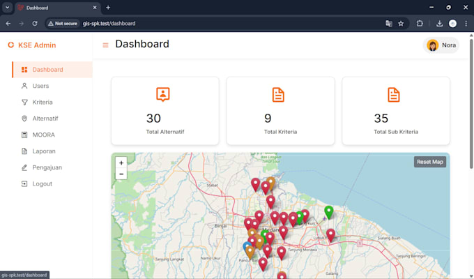 create a custom admin dashboard and information system