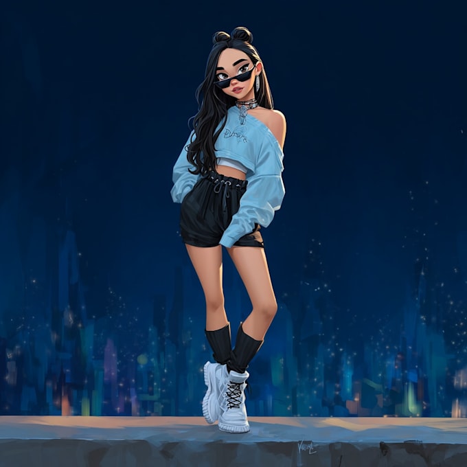 design a personalized disney style intro
