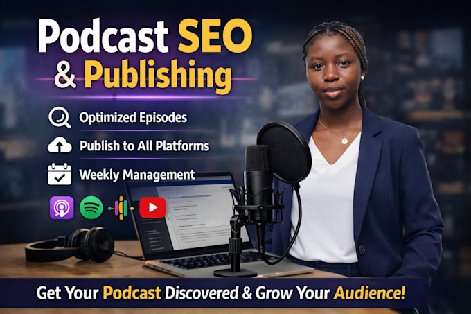 podcast SEO podcast publishing podcast distribution podcast management podcast