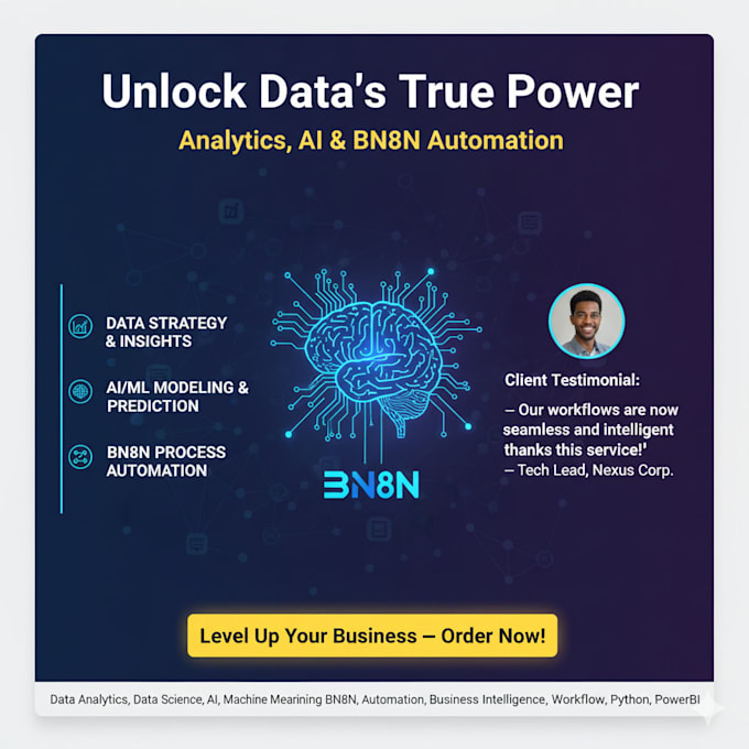Be your data scientist for data analytics, visualization by Abhi_ram10 ...
