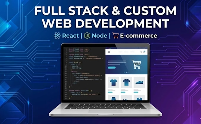 make fullstack web apps and ecommerce websites