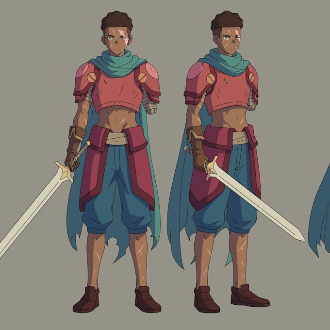 create cinematic 2d comic illustration animation with dynamic motion and effects