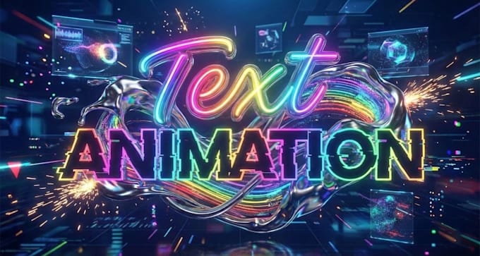 Modern Animation With Text Create modern text animation by Neonematritsa | Fiverr