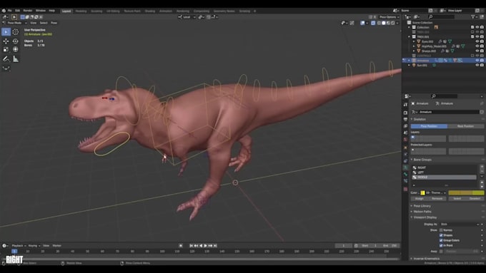 rig and animate your 3d character in blender for unity