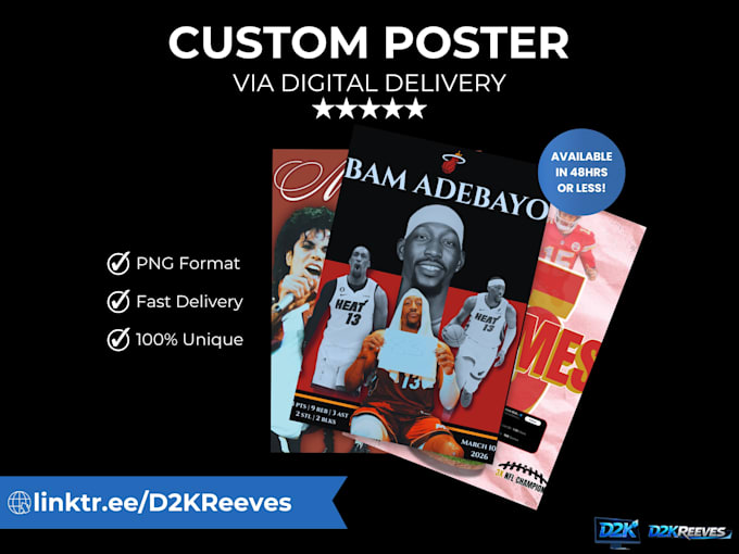 create a custom poster