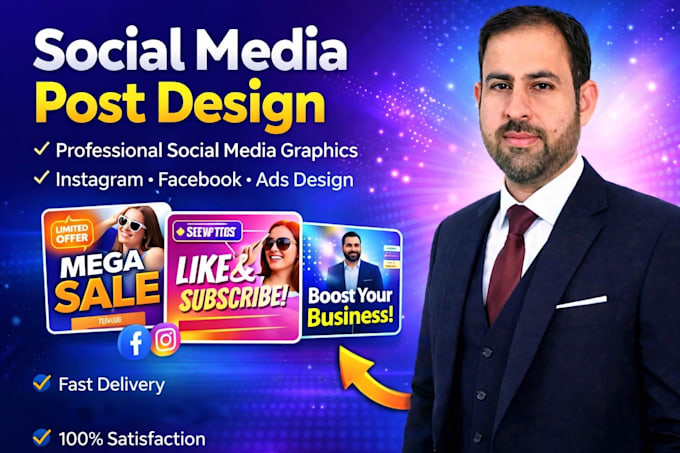 professional social media post design
