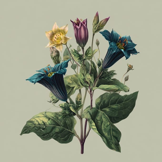 draw a botanical illustration