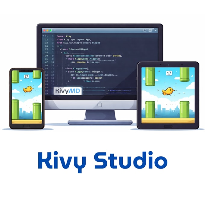 build your idea to python for android with kivy and kivymd