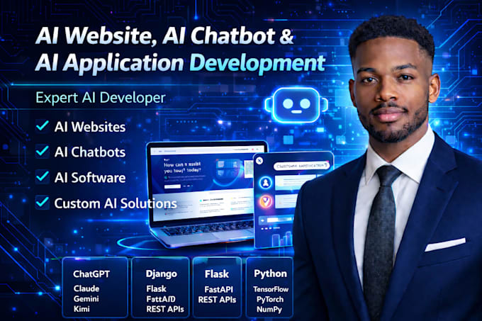 develop website, mobile application, software developer