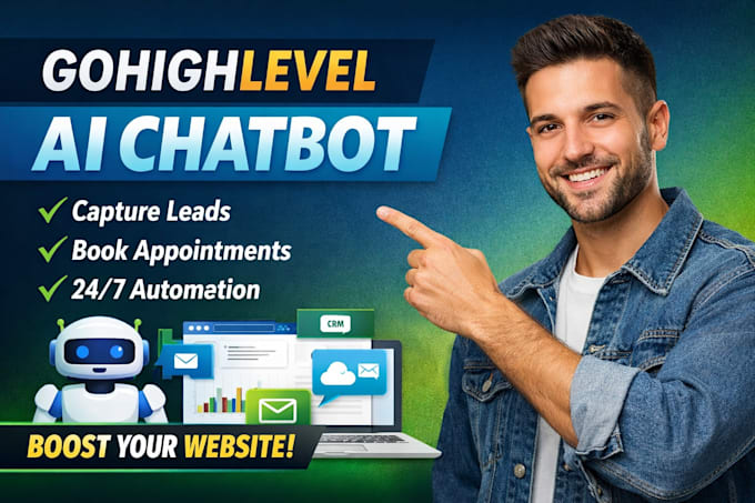 Build a gohighlevel ai chatbot for your brand website by Funnel_den ...