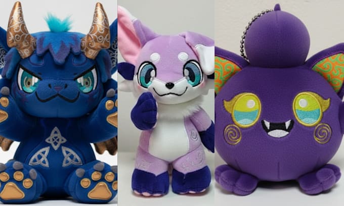 create handmade soft custom plush stuffed animals crochet kawaii plushie