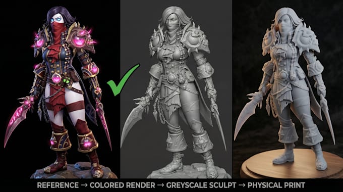 convert 2d image drawing into 3d model stl files for toys products, 3d printing
