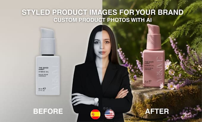 Create ai product photography for your brand by Bbxpia | Fiverr