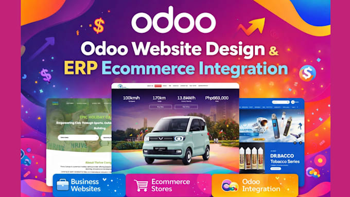 Do odoo website design ,odoo modules, erp and ecommerce website for ...