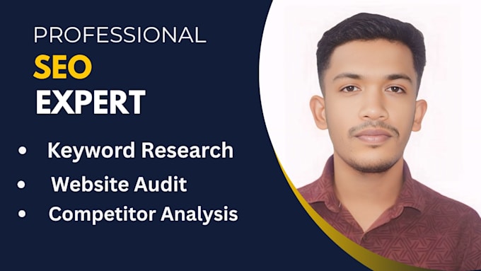 do website seo audit,keyword research and competitor analysis
