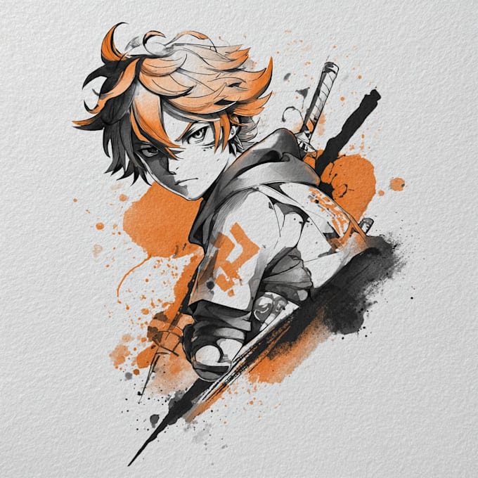 make anime tattoo design