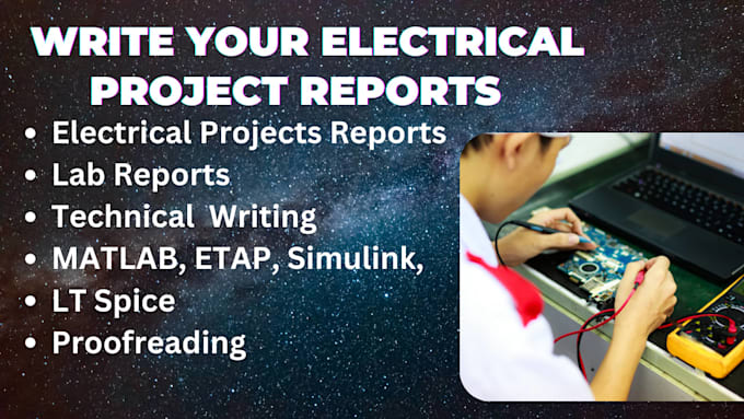 write electrical and electronics engineering project reports