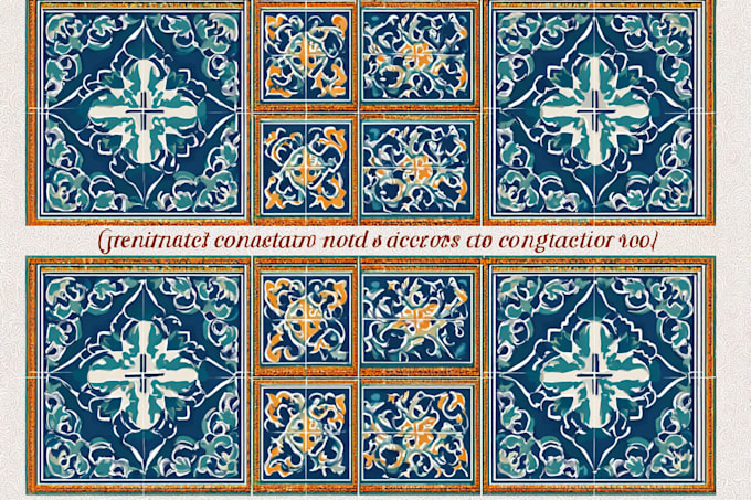 create seamless tile pattern design