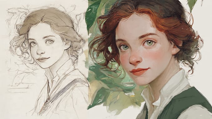do semi realistic character design