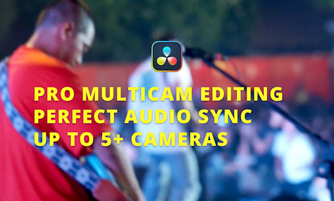 edit your live performance music video with multicam and audio sync