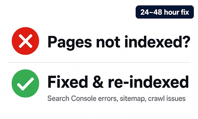 fix google search console indexing and crawl errors