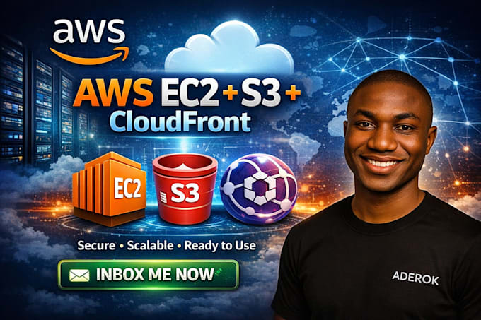 configure amazon ec2 server, s3 storage and cloudfront CDN
